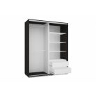 Alfa 200 cm kombi tolóajtós gardróbszekrény 