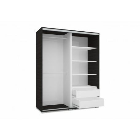 Alfa 200 cm kombi tolóajtós gardróbszekrény 