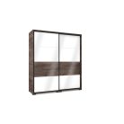 Alfa 120 cm tolóajtós magasfényű gardróbszekrény 