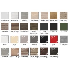   Alfa 160 cm tükrös tolóajtós magasfényű gardróbszekrény 