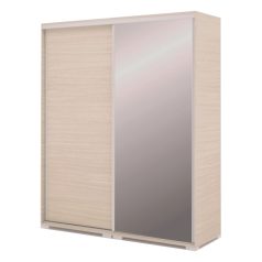 Alfa 160 cm tükrös tolóajtós gardróbszekrény 