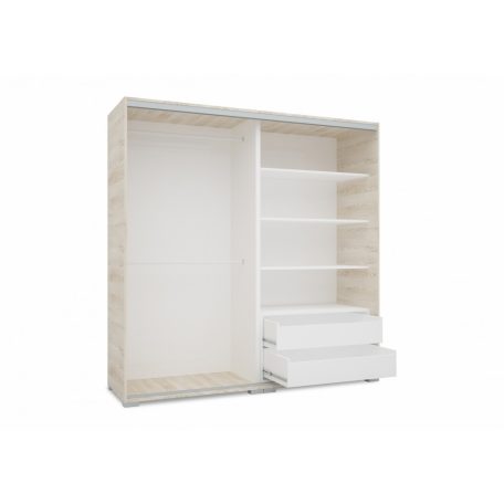 Alfa 200 cm tolóajtós gardróbszekrény 