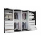 Alfa 318 cm tolóajtós gardróbszekrény 