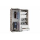 Alfa 180 cm kombi tolóajtós gardróbszekrény 