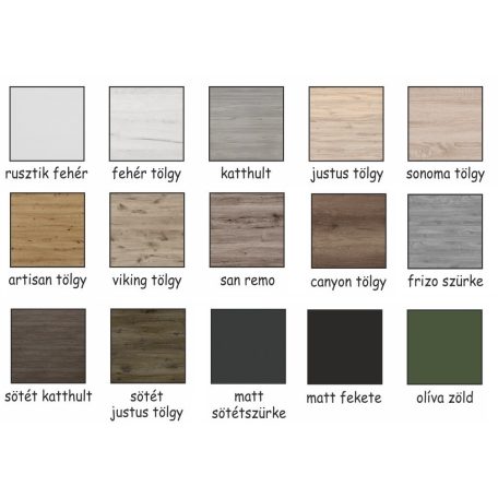 Arcadia 318 cm tolóajtós, fiókos gardróbszekrény 2 tükrös ajtóval