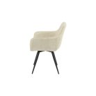 AS152 forgó karszék - bézs