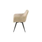 AS154 forgó karszék - bézs 