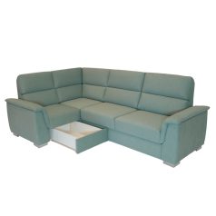 Atlanta sarokkanapé 2 karral, ágyazható, ágyneműtartós