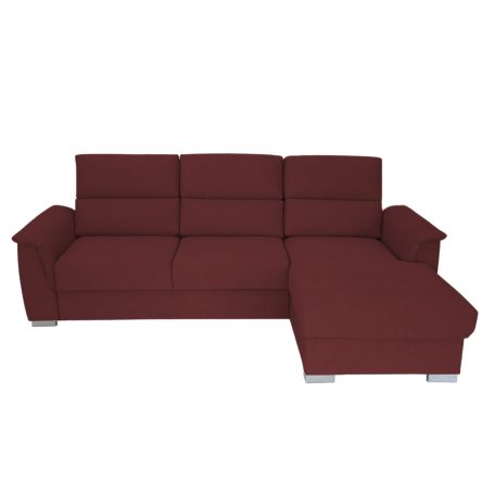 Atlanta L alakú sarokkanapé, ágyazható, ágyneműtartós