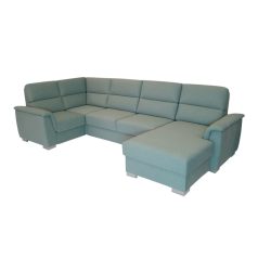   Atlanta U alakú sarokkanapé 2 karral, ágyazható, ágyneműtartós