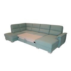 Atlanta U alakú sarokkanapé ágyazható, ágyneműtartós