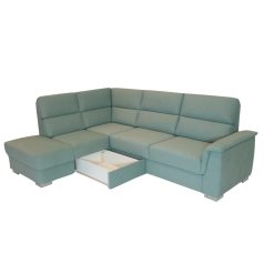 Atlanta sarokkanapé 1 karral, ágyazható, ágyneműtartós