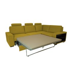 Bangkok SED ágyazható sarokkanapé   polcos karral