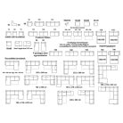 Bangkok ágyazható L alakú kanapé