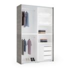 Béta Max 134x240 cm tolóajtós gardrób