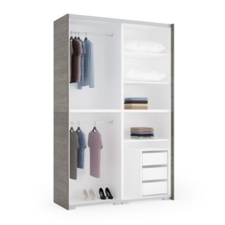 Béta Max 134x240 cm tolóajtós gardrób