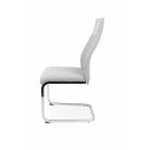 Bolton szánkótalpas étkezőszék több színben, króm vázzal