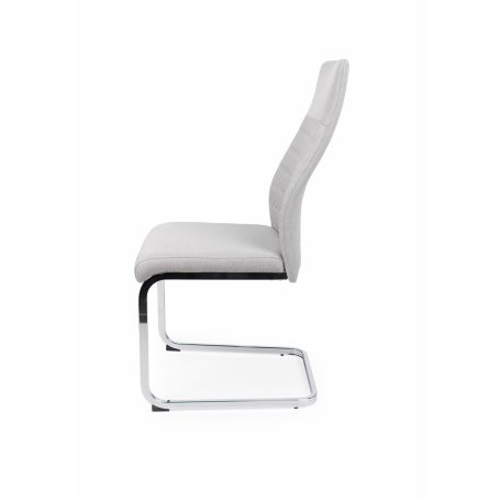 Bolton szánkótalpas étkezőszék több színben, króm vázzal