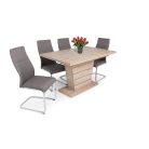 Bolton szánkótalpas étkezőszék több színben, króm vázzal