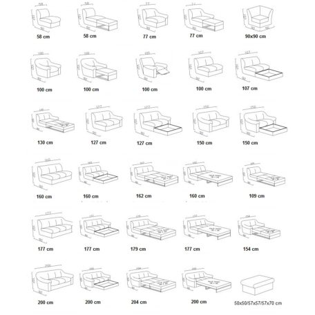 Ravenna sarokkanapé