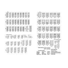 Classic elemes könyvszekrény tömörfa fronttal