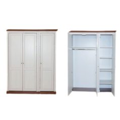 Concerto 3 ajtós ruhásszekrény, akasztós és polcos