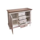 Concerto 5502 komód, 2 ajtós + 4 fiókos