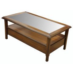 Elegant 60x110 tömörfa dohányzóasztal