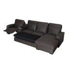 Barcelona elemes kanapé ottomános, relax fotellel
