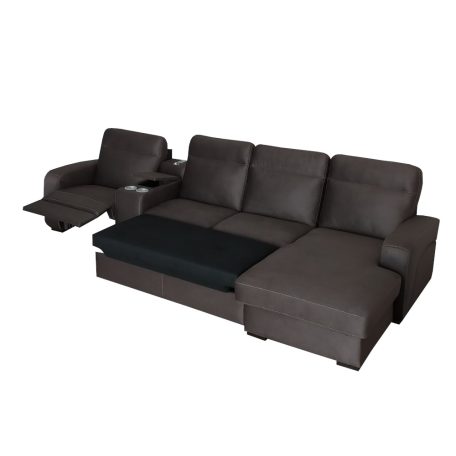 Barcelona elemes kanapé ottomános, relax fotellel
