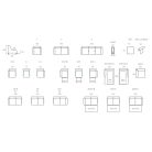 Portofino elemes sarokkanapé 12 cm magas lábbal