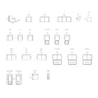 Portofino elemes sarokkanapé mustár