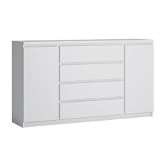 Fribo White FRIK02 széles ajtós-fiókos komód