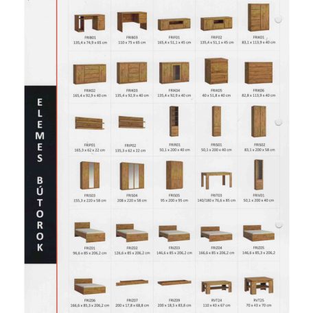 Fribo FRIR01 Nyitott polcos szekrény