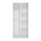 Fribo  White FRIS02 2 ajtós ruhásszekrény