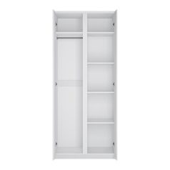 Fribo  White FRIS02 2 ajtós ruhásszekrény