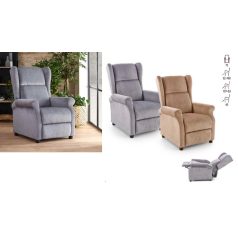 Harmónia relax fotel beige vagy szürke szövettel
