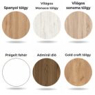 K260 12 személyre bővíthető étkezőasztal 100x180-260 cm