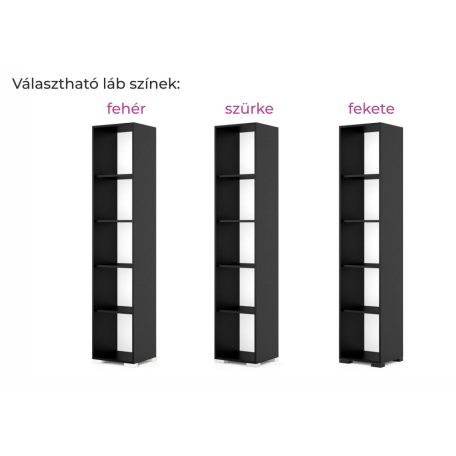 Könyvszekrény 42 széles, 203 magas