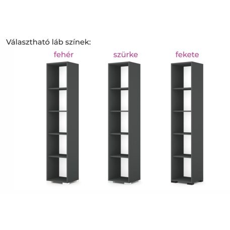 Könyvszekrény 42 széles, 203 magas