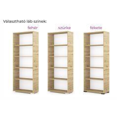 Könyvszekrény 80 széles, 203 magas