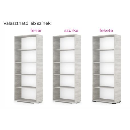 Könyvszekrény 80 széles, 203 magas
