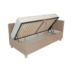   Lima Lux 90x200 cm heverő Gerincvédő zónás matraccal, hátfallal