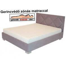   Lisszabon franciaágy Gerincvédő zónás matraccal 160x200 cm 