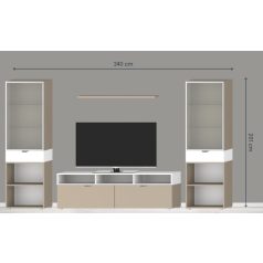 Modulo 600 széria modern nappali 201 cm magas