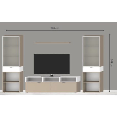 Modulo 600 széria modern nappali 201 cm magas