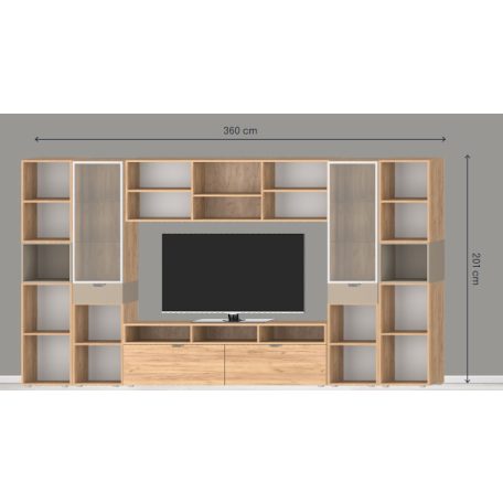 Modulo 200 cm magas elemes nappali több színben