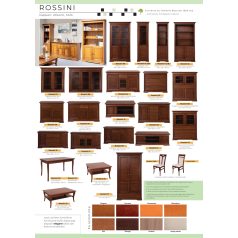 Rossini komód 07 - vitrines, 3 fiókos