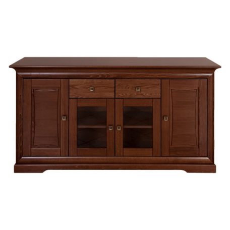 Rossini komód 15 - 2 ajtós, 2 fiókos, 2 üvegajtós