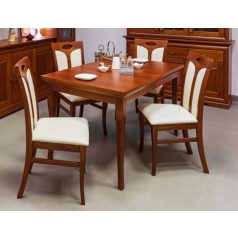 Rossini étkezőgarnitúra, asztal  85*140/180 + 4 szék